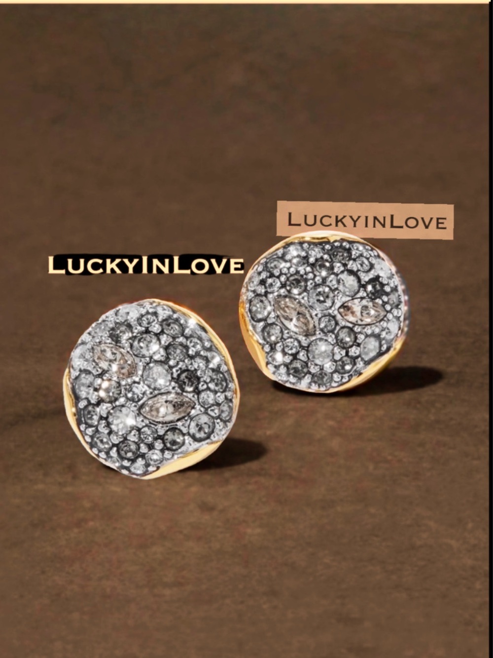 ALEXIS BITTAR • Solanales Crystal Lake of Pavé CZ Stones Stud Earrings